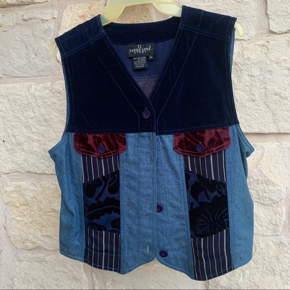 Vintage 70s denim vest